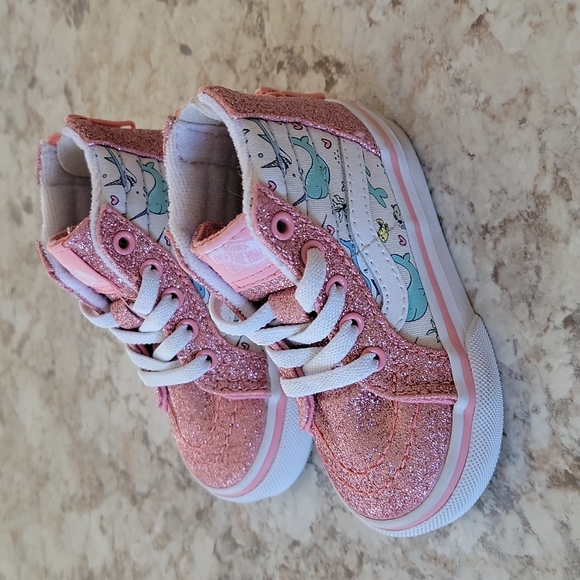Vans Other - Vans Glitter Narwhal Toddler Girls
